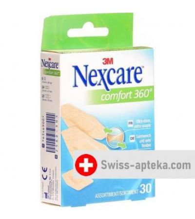 3M Nexcare пластырей Comfort 360 Ass 30 штук