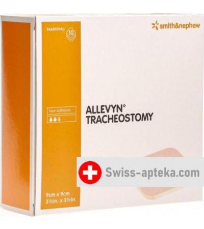 Allevyn Tracheostomy Wundkompressen 9смx9см 10 пакетиков