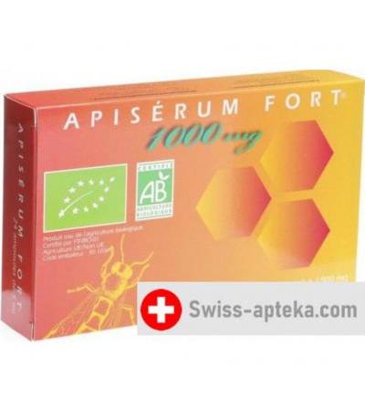 Аписерум Форт 1000 мг маточкино молочко био 24 ампулы 5 мл
