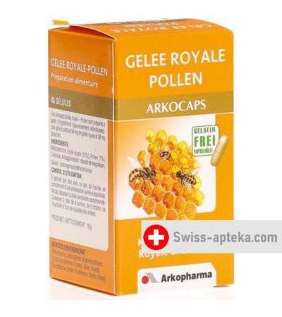 Arkogelules Gelee Royal Pollen в капсулах 45 штук