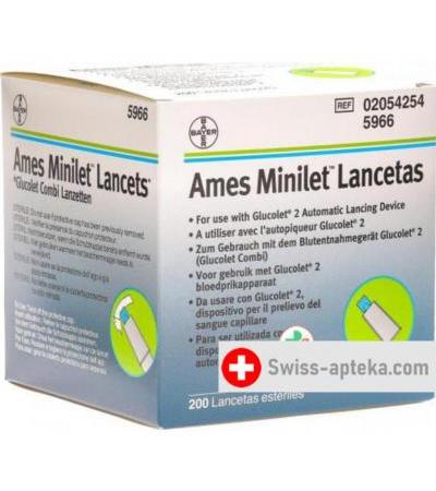 Bayer Minilet ланцеты 200 штук