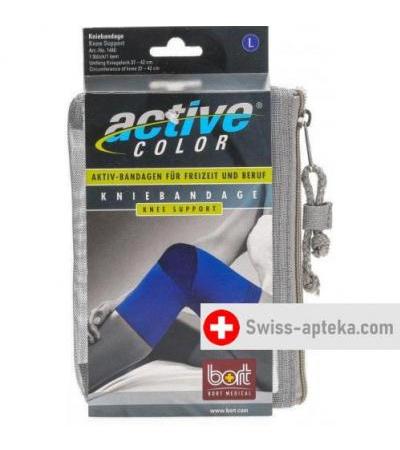 Bort Aktive Color Kniebandage размер L +37см Blau