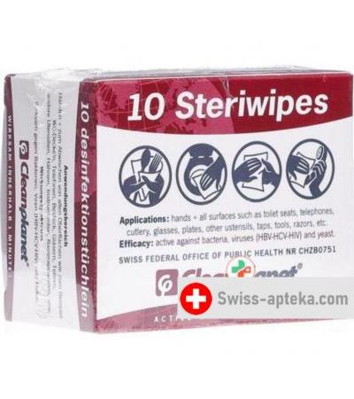 Cleanplanet влажные салфетки10x1 пакетиков