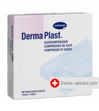 DermaPlast Gazekompressen 10x10см 80 штук