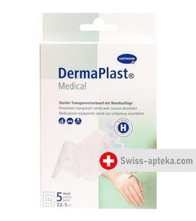 Dermaplast Medical Transverband 7.2x5см 5 штук