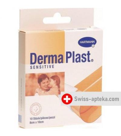 Dermaplast Sensitive 8смx10см 10 пластырей