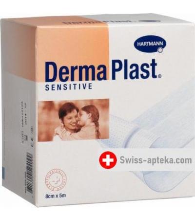 Dermaplast Sensitive Schnellverband Weiss 8смx5m рулон