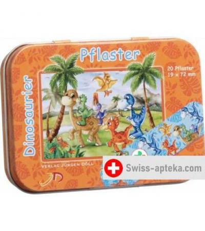 Doell Heftpflaster 19x72мм Dinosaurier доза 20 штук