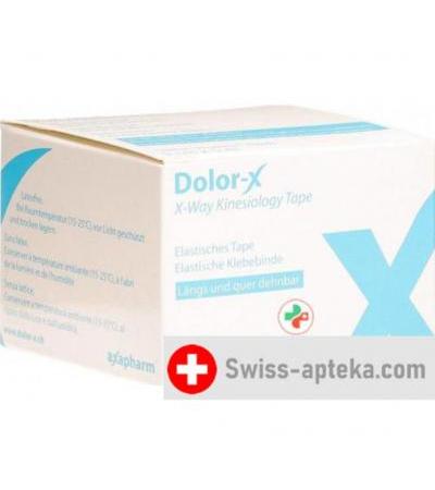 Dolor-x X-way Kinesiology Tape 5см X 5m Blau