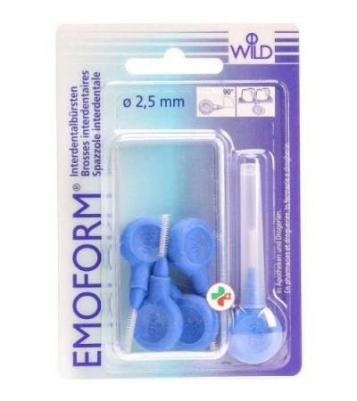 Emoform Interdentalbursten 2.5мм Dunkelblau 5 штук