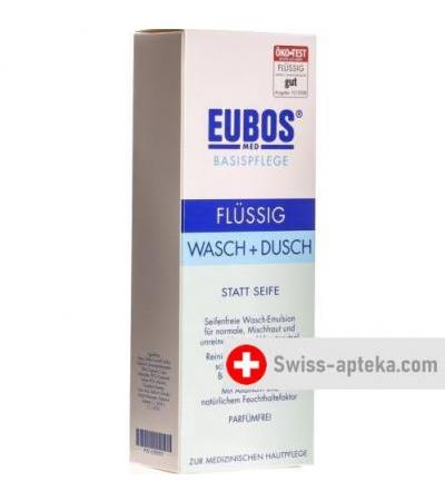 Eubos Seife жидкость Unparfumiert Blau Dosierspender 400мл