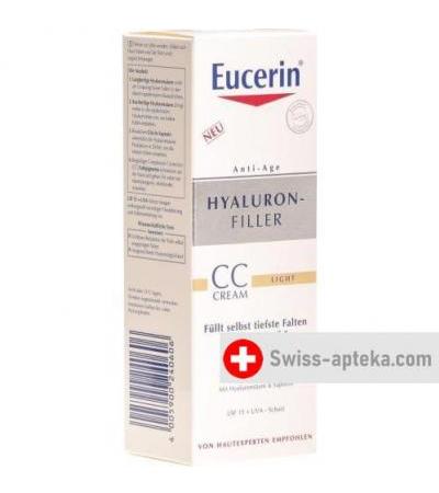 Eucerin Hyaluron-Filler CC крем Light 50мл