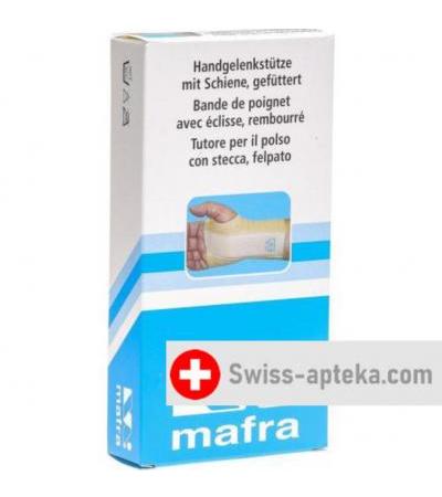 Flawa Mafra Handgelenkstutze Links размер 3 20см Gefuttert Beige