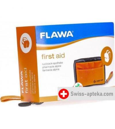 Flawa Rucksack Apotheke Etui Orange Schwarz