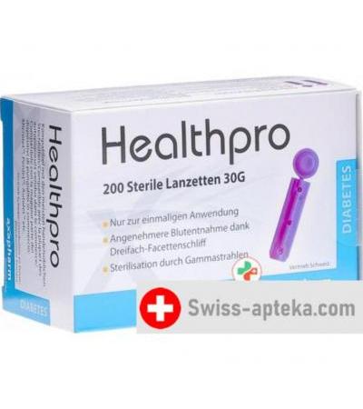 Healthpro ланцеты 30г 200 штук