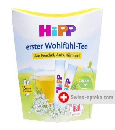 Hipp Baby Wohlfuhl-tee Neu 15 Stick 0.36г