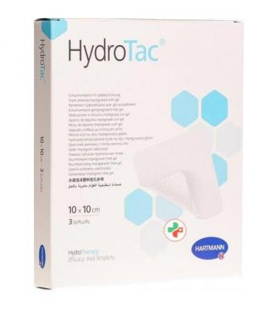 Hydrotac повязка для ран 10x10см стерильный 3 штуки
