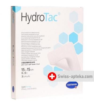 Hydrotac повязка для ран 15x15см стерильный 3 штуки