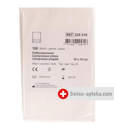 IVF Faltkompressen Typ 24 10x10см 8-fach 100 штук