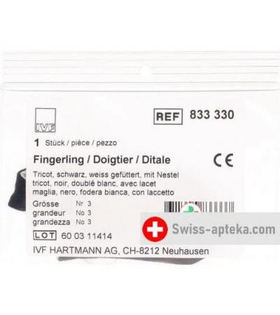 IVF Fingerling Tricot размер 3 Schwarz 1 штука