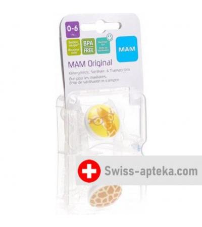 MAM Original Nuggi Silikon 0 bis для 6-месячных Spezialkollektion Unisex 2 штуки