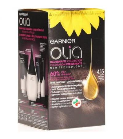 Olia цвет волос 4.15 Kuhle Kastanie