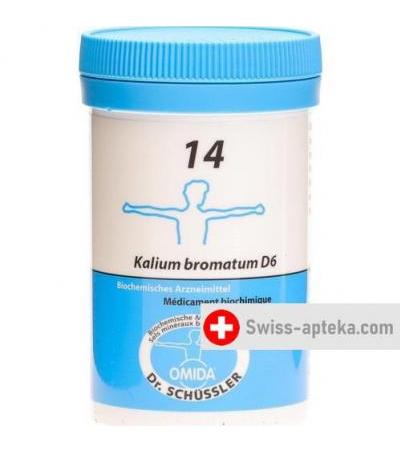 Omida Schussler No14 Kal Brom в таблетках, D 6 100г