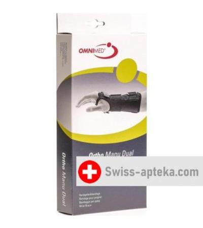 Omnimed Ortho Manu Dual Handgelenkbandage 22см размер S Schwarz
