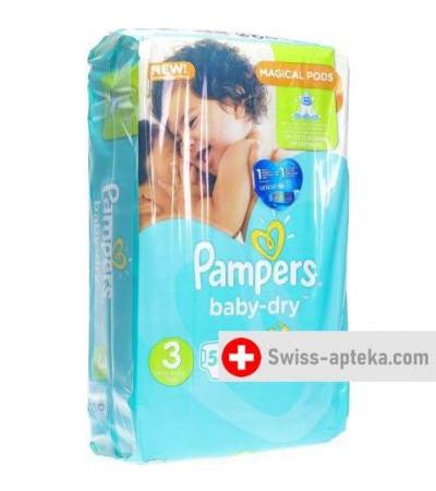 Pampers Baby Dry размер 3 4-9кг Midi Sparpack 50 штук