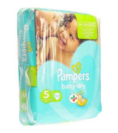 Pampers Baby Dry размер 5 11-25кг Juni Sparpack A 39 штук