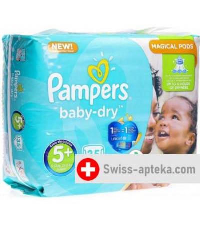 Pampers Baby Dry размер 5+ 13-27кг Jun Pl Sparpa 35 штук