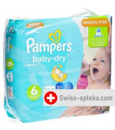 Pampers Baby Dry размер 6 15+kg Extra L Sparpack 34 штуки