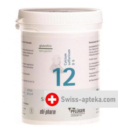 Pflueger Schussler Nr. 12 Calc Sulf в таблетках, D 6 250г