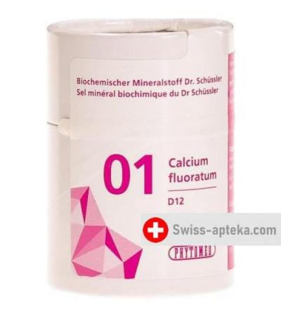 Phytomed Schussler Nr. 1 Calc Fluor в таблетках, D 12 50г