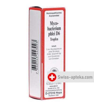 Sanum Mycobacterium Phlei капли D 6 5мл