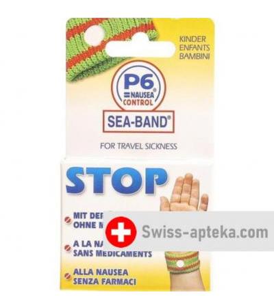Sea-Band Akupressurband Kinder Grun/Orange 1 Paar
