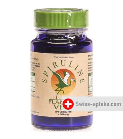 Spiruline Flamant Vert в таблетках, 100 штук