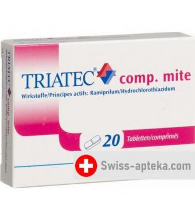 Триатек мите 2.5/12.5 мг 20 таблеток