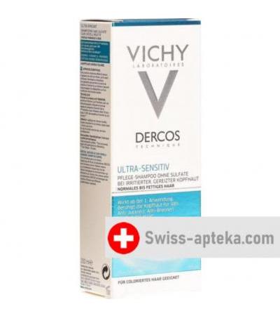 Vichy Dercos шампунь Ultra-Sensitiv 200мл