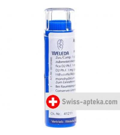 Weleda Apis D 3 / Belladonna D 3 шарики 4г