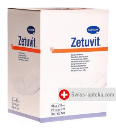 Zetuvit впитывающий бинт 10x10см