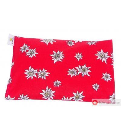 Chriesisteinkissen (Kirschkernkissen) Säckli - Edelweiss rot