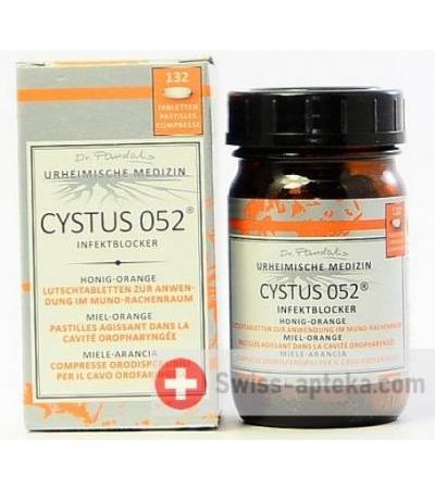 Cystus 052 Infektblocker mit Zystrose Honig-Orange - 132 Lutschtabletten