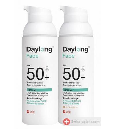 Daylong 50+ FACE - sensitive Sonnenschutz mattierendes Fluid - 50 ml