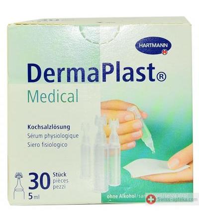 Dermaplast medical Kochsalzlösung - 30 x 5ml - wiederverschliessbar