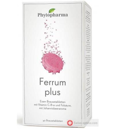 Phytopharma Ferrum plus Brausetabletten 2x20 Stk.