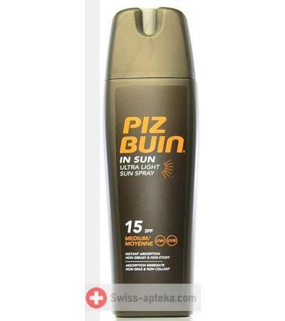 Piz Buin in sun Sonnenschutz - SPRAY Schutz-Faktor 30 - 200ml