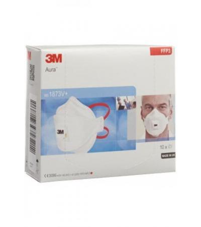 3M Atemschutz Maske FFP3 mit Ventil 10 Stk