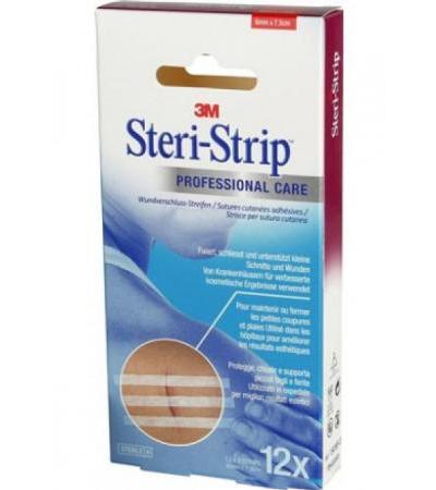 3M STERI STRIP 6x75mm weiss verstärkt 12 x 3 Stk