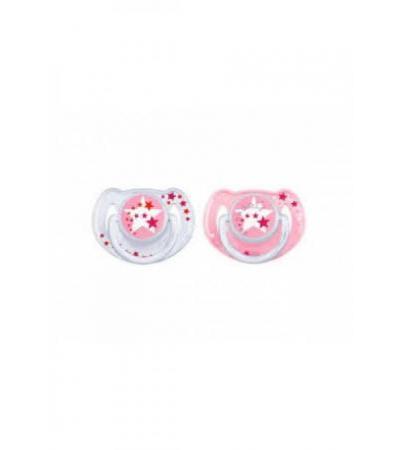 AVENT PHILIPS Beruhigungssauger Nacht 6-18 M pink